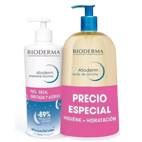 BIODERMA PACK ATODERM HUILE DE DOUCHE + ATODERM INTENSIVE