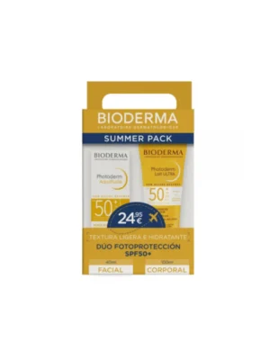 BIODERMA PACK PHOTODERM AQUAFLUIDE 40 ML + LAIT ULTRA 100ML