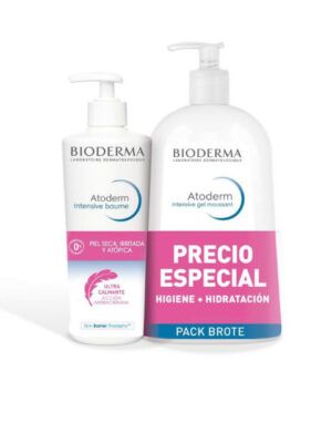 Bioderma Pack Atoderm Intensive Baume 500ml + Intensive Gel Moussant 1 litro