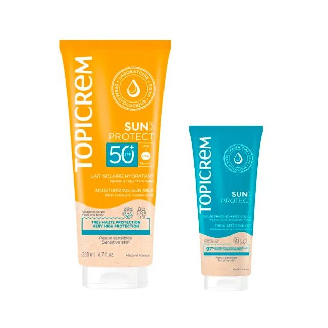 Topicrem Pack Leche 200ml+Aftersun 50ml
